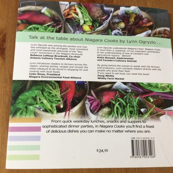 Niagara Cooks From Farm to Table Out of Print Lynn Ogryzlo - Picture 14 of 14